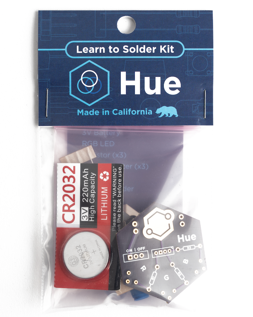 Learn to Solder Deluxe Kit: Hue