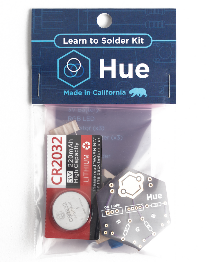 Learn to Solder Deluxe Kit: Hue
