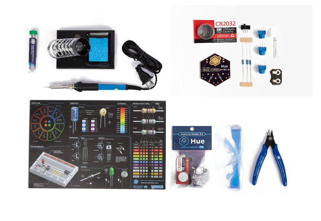 Learn to Solder Deluxe Kit: Hue