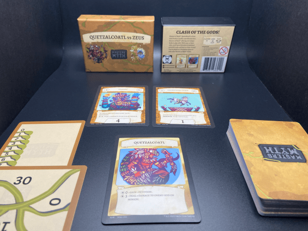 Masters of Myth: Quetzalcoatl vs Zeus Deck Pack