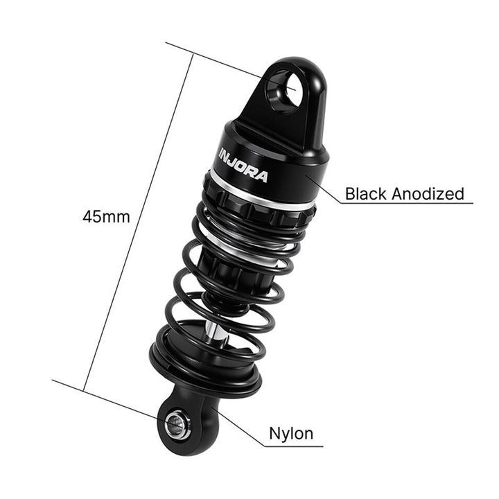 45mm Oil Shocks Springs for 1/12 Losi Nascar