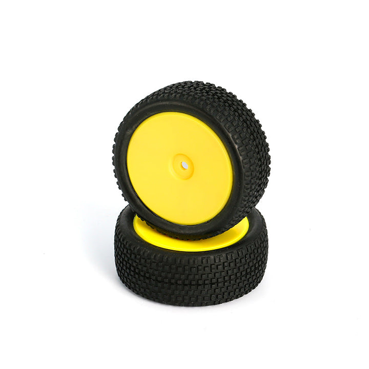 LC Racing All Terrain Buggy Front Tires Mounted, 12mm 2pcs