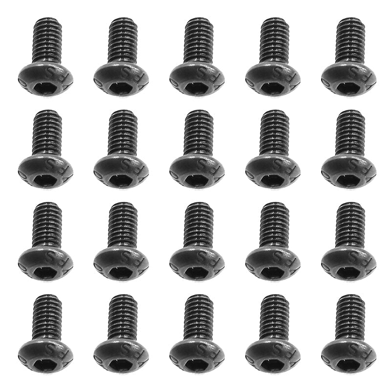 LC Racing Round Head Screw M3×6mm
(2.0mm Hex Socket/20pcs) LCSK02
