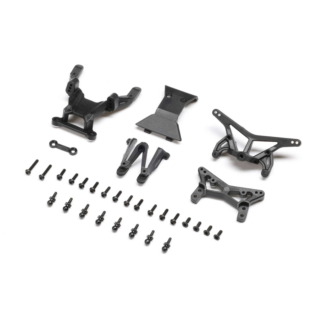 Losi Micro-B Front &amp; Rear Towers, Bumper LOS-1770