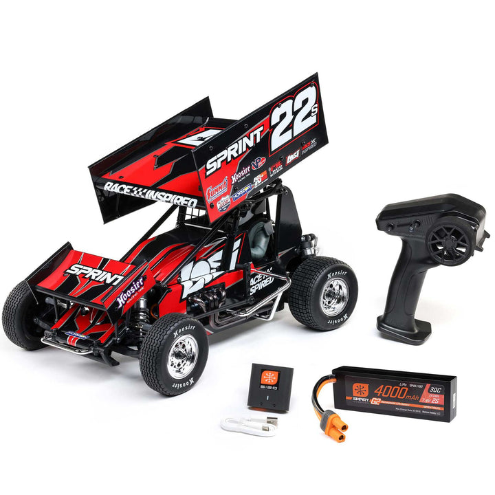 Losi 1/10 22S Sprint 2WD Brushless RTR (Battery & Charger Included), Red LOS-2359