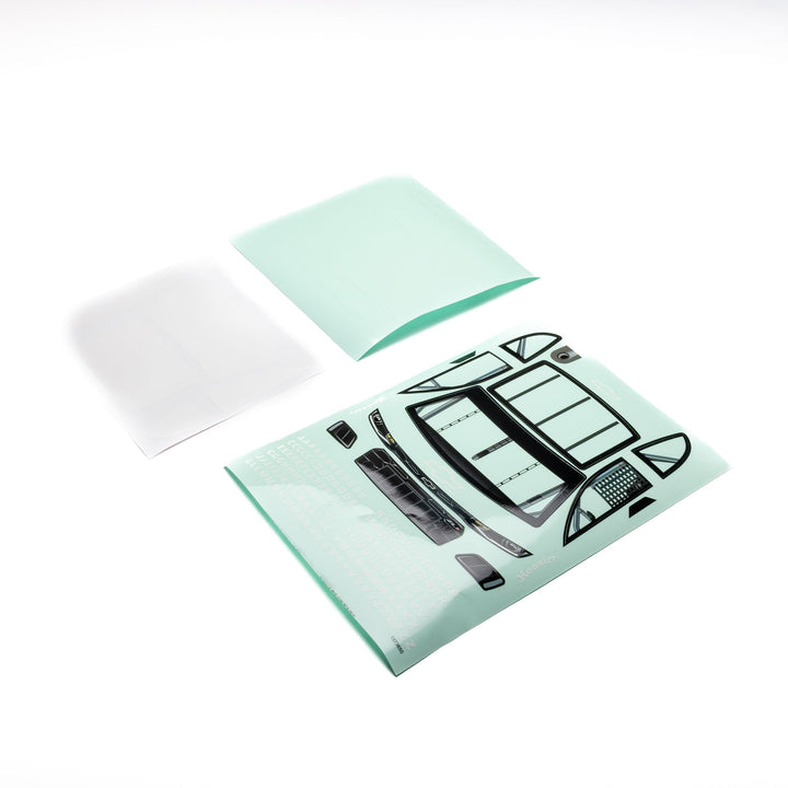 Chevy, Asphalt Late Model Body, Clear: GROM Asphalt Late Model LOS-3778