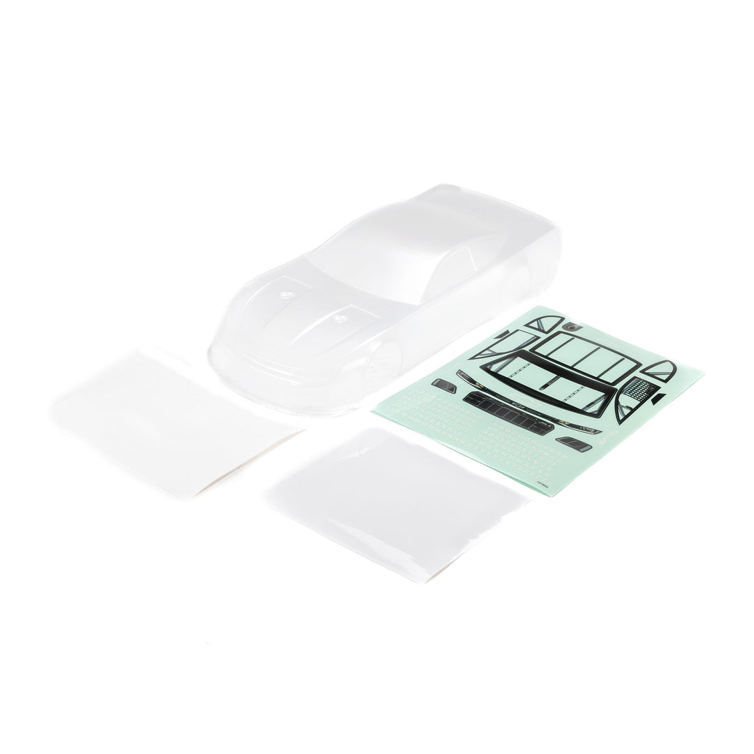 Chevy, Asphalt Late Model Body, Clear: GROM Asphalt Late Model LOS-3778