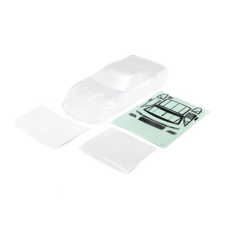 Chevy, Asphalt Late Model Body, Clear: GROM Asphalt Late Model LOS-3778
