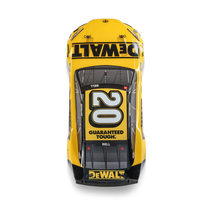 1/12 NASCAR RC Race Car Christopher Bell® No. 20® 2025 DEWALT Toyota Camry XSE 2S AWD RTR Brushed On-Road (Battery & Charger Included), Yellow