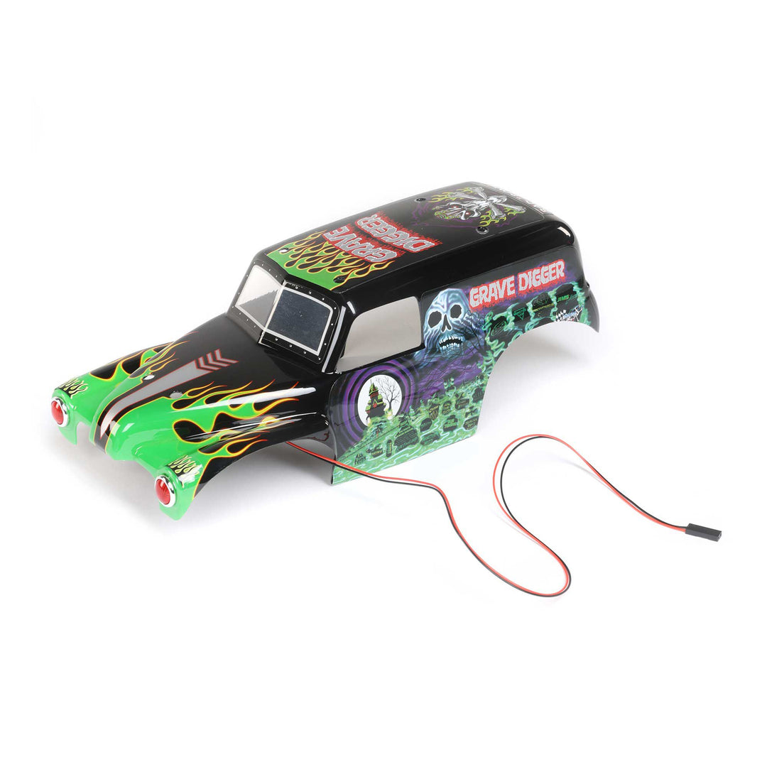 Body Set, Grave Digger, Painted: Mini LMT LOS210044