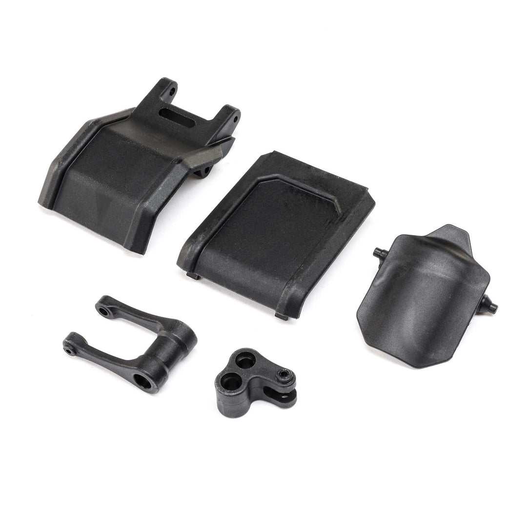 Losi Pull Rod, Knuckle &amp; Skid Plates: Promoto-MX LOS264001