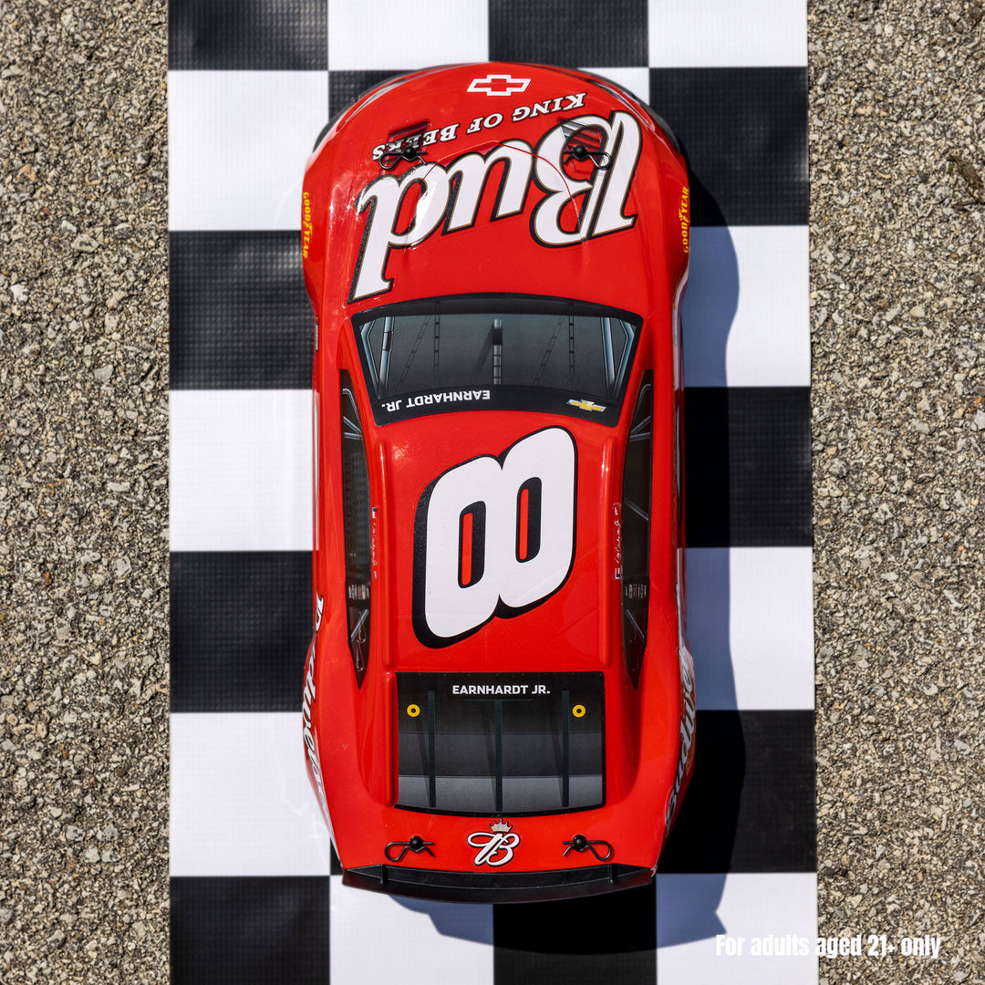 Losi 1/12 NASCAR RC Race Car Dale Earnhardt Jr. No. 8 Budweiser Chevrolet ZL1 2S AWD RTR Brushed On-Road