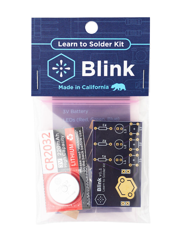 Learn to Solder Deluxe Kit: Blink