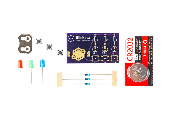 Learn to Solder Deluxe Kit: Blink