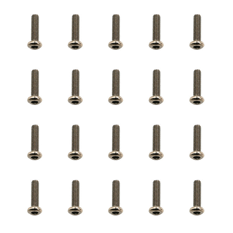 LC Racing Round Head Screw M2.6×10mm
(2.0mm Hex Socket/20pcs) LCSK17 Fits BHC-1 EMB