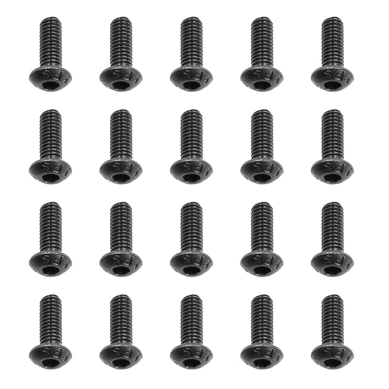 LC Racing Round Head Screw M3×8mm
(2.0mm Hex Socket/20pcs) LCSK03