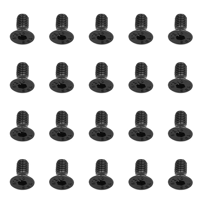 LC Racing Countersunk  Screw M3×6mm
(2.0mm Hex Socket/20pcs) LCSK07