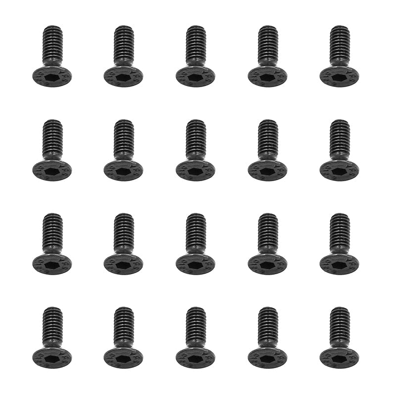 LC Racing Countersunk  Screw M3×8mm
(2.0mm Hex Socket/20pcs) LCSK08