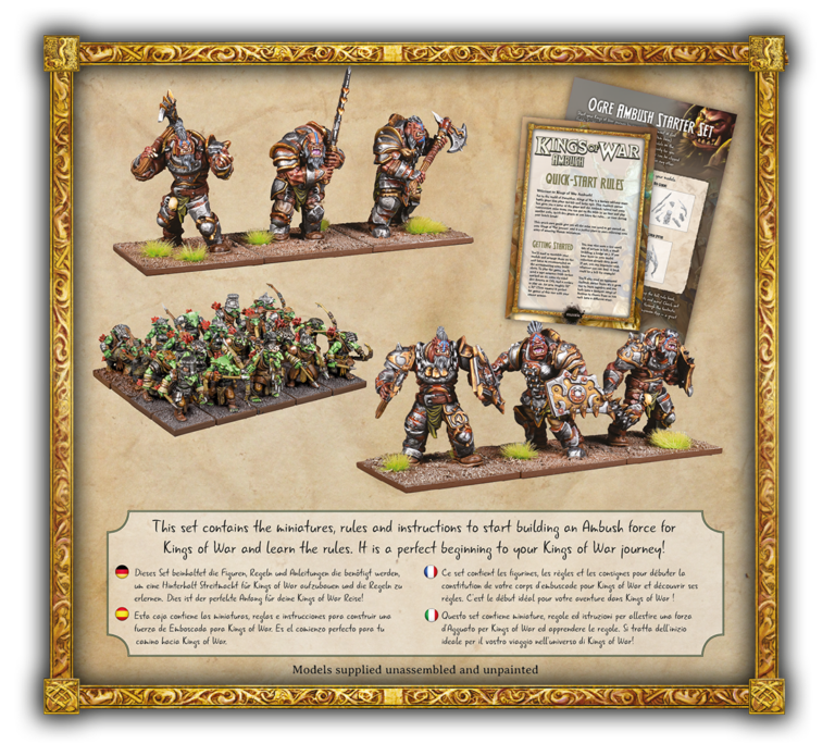 Kings of War Ogre Ambush Starter Set MGKWH111