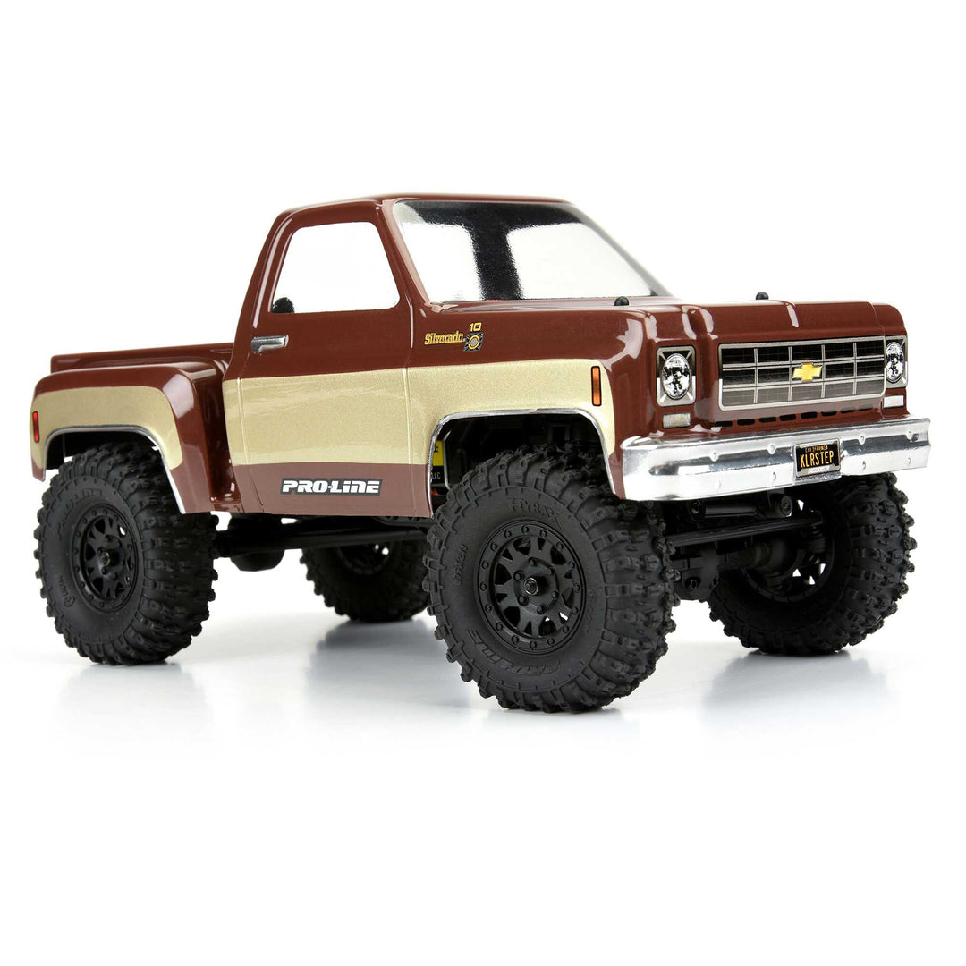 Pro-Line 1/24 Hyrax F/R 1.0 Trs Mountd 7mm Blk Impulse (4) PRO1019410