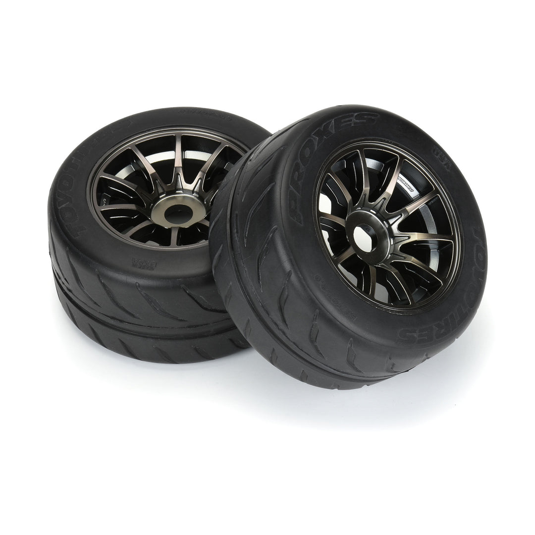 Pro-Line 1/7 Toyo Proxes R888R S3 Rear 53/107 2.9" Belted  Mounted 17mm Spectre (2) PRO102011