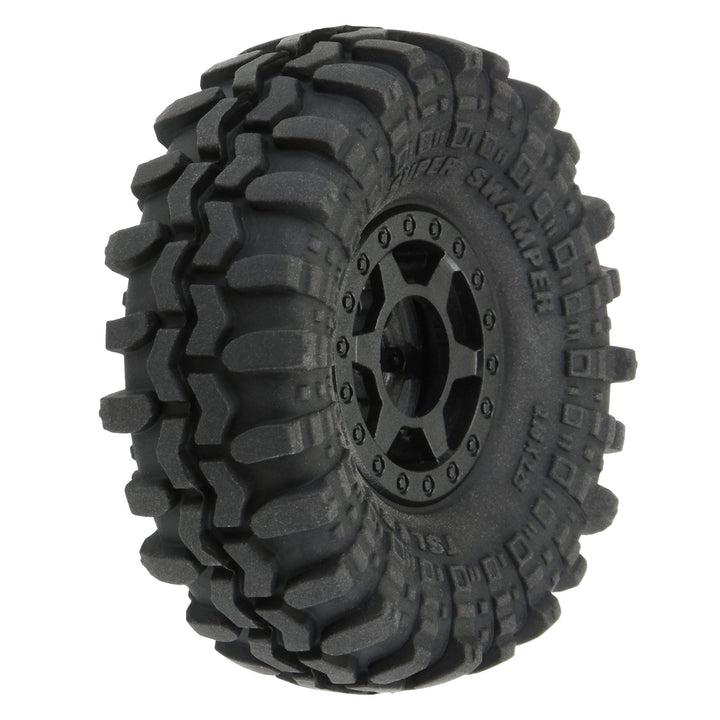 Pro-Line 1/24 Super Swamper F/R 1.0 Tires MTD 7mm Blk (4) PRO1021410