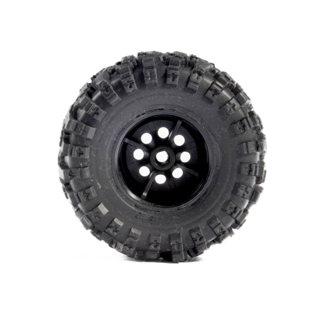 1/30 Baja Pro X Front/Rear Mounted Chrome Beast (4): Axial SCX30 PRO1025110
