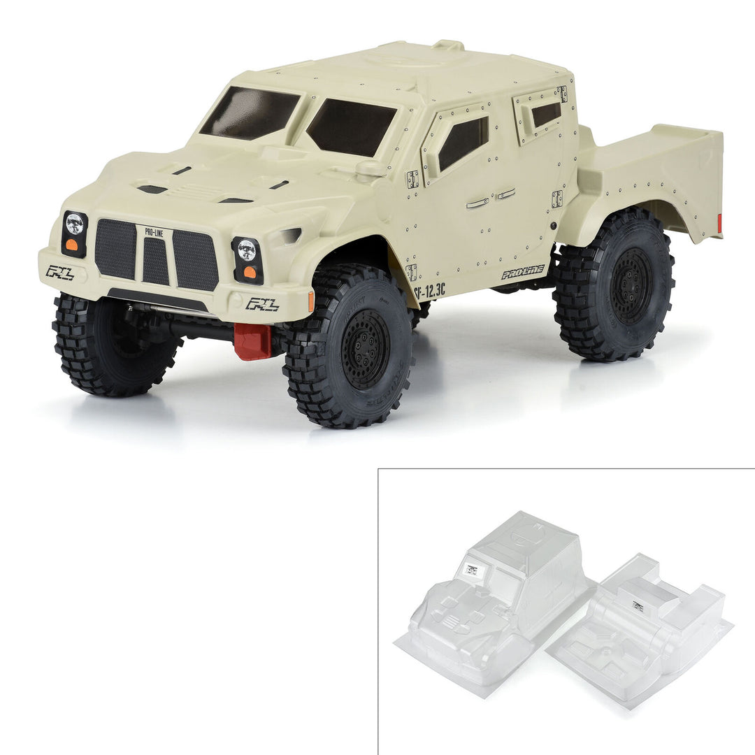 Pro-Line Strikeforce Clear Body 12.3" (313mm) For Crawlers PRO357600