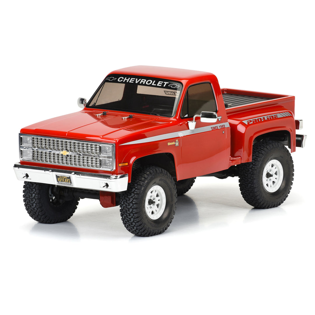 Pro-line Racing 1982 Chevy K-10 Clear Body Set With Scale Molded Accssories PRO360000
