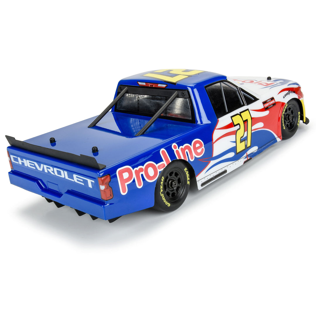 1/12 Pre-Cut 2024 Chevy Silverado Truck Clear Body: Losi NASCAR PRO365300
