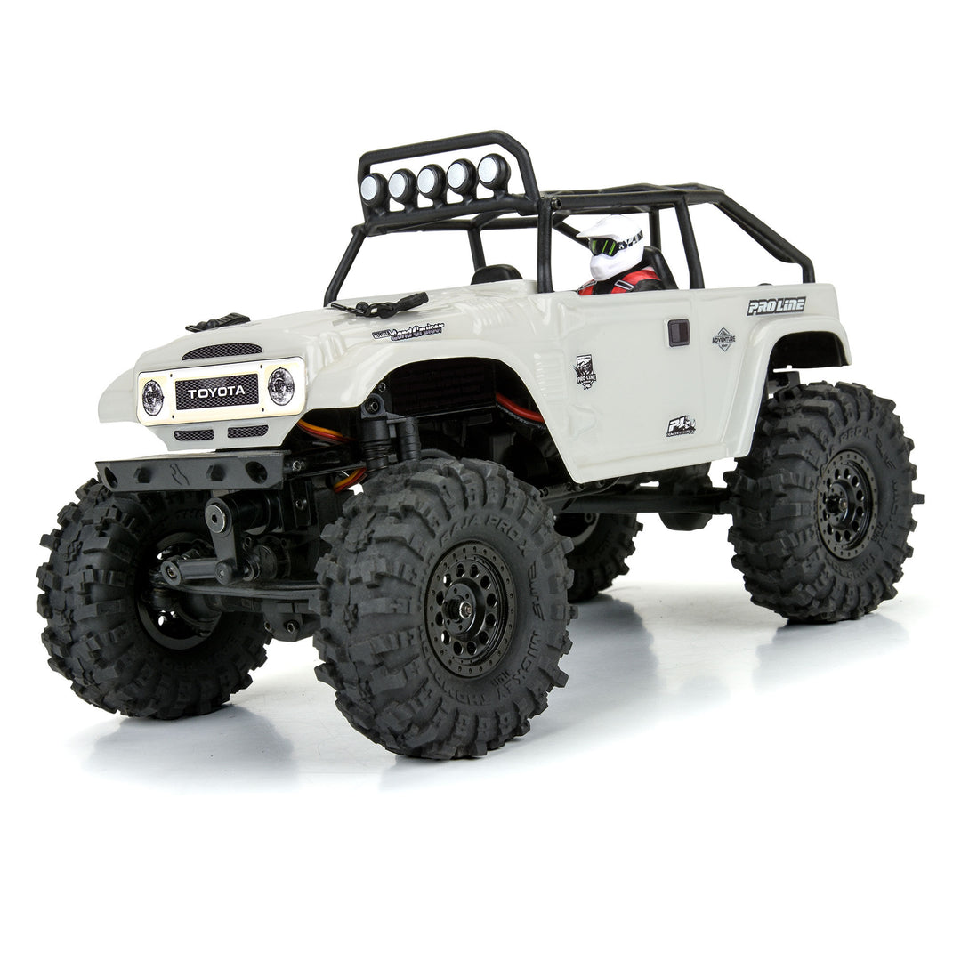 Pro-line Racing 1/24 1979 Toyota Land Cruiser FJ40 Clear Body with Trail Cage: SCX24 PRO366300