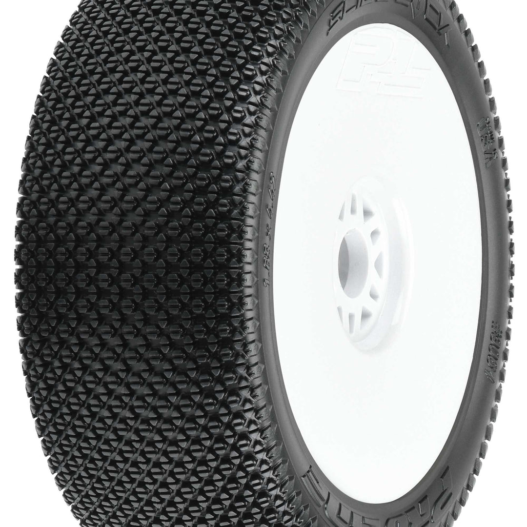 Pro-Line Slide Lock S3 1:8 Buggy MTD V2 White Wheels F/R PRO9064233