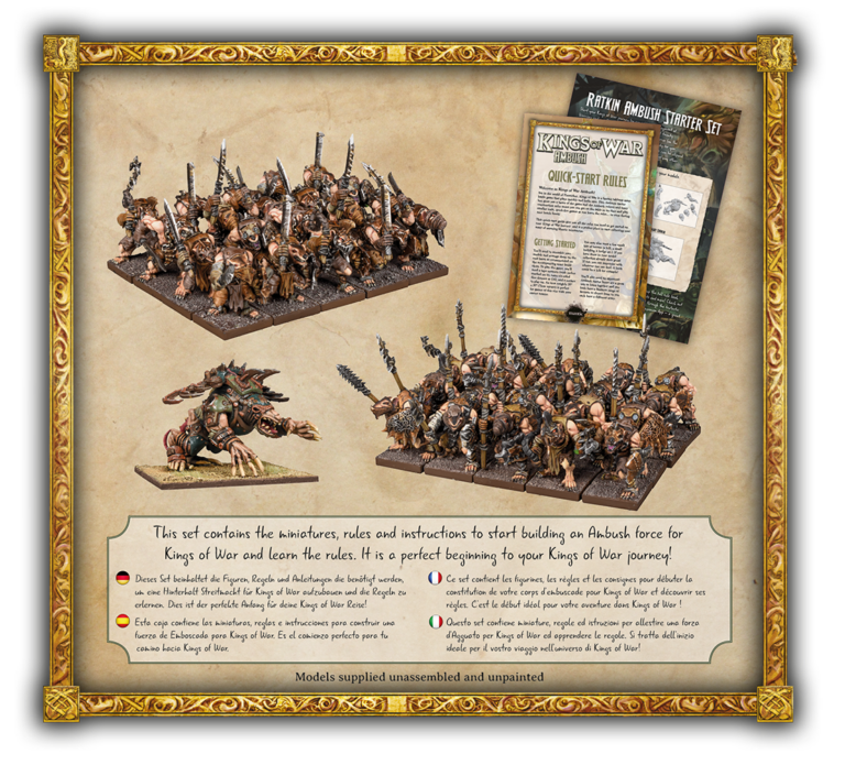 Kings of War Ratkin Ambush Starter Set MGKWRK103