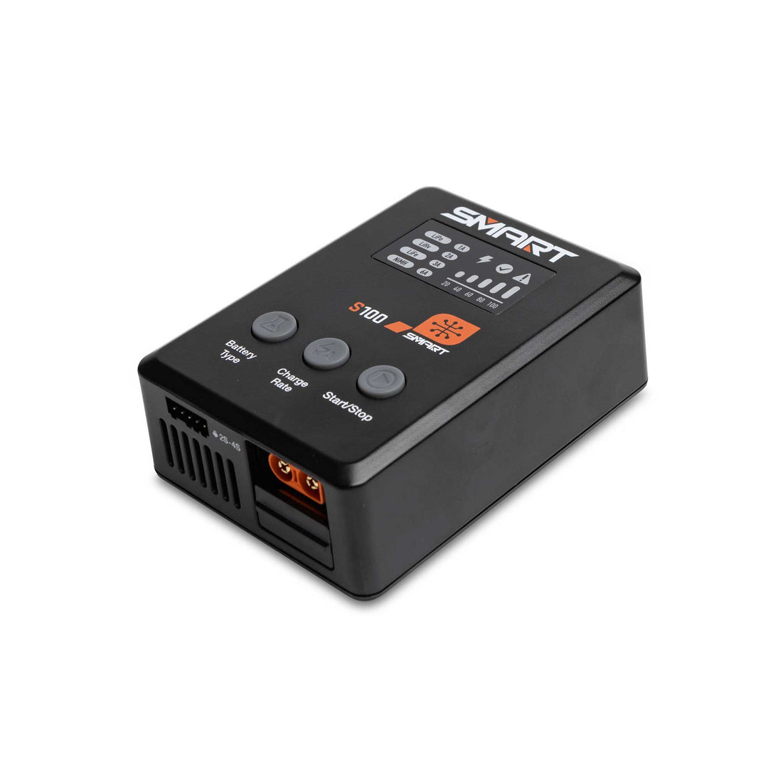 Spektrum Smart Powerstage Surface Bundle: 5000mAh 4S 50C LiPo Battery (IC5) / 100W S100 Charger SPMX-1035