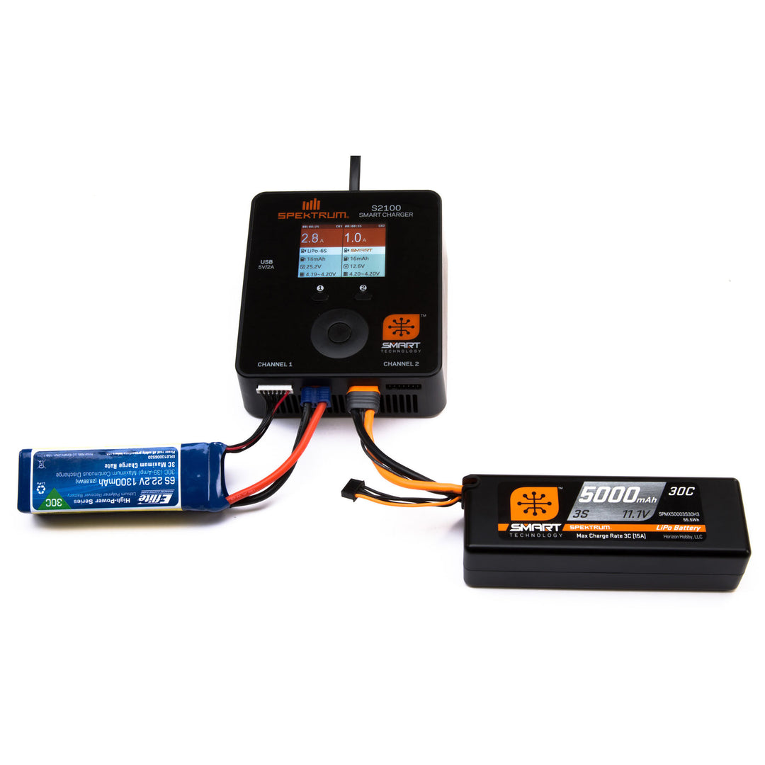 5000mAh 2S 7.4V Smart LiPo 30C Hardcase; IC5 SPMX50002S30H5