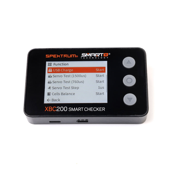 Spektrum XBC200 Smart Battery Checker &amp; Servo Tester SPMXBC200