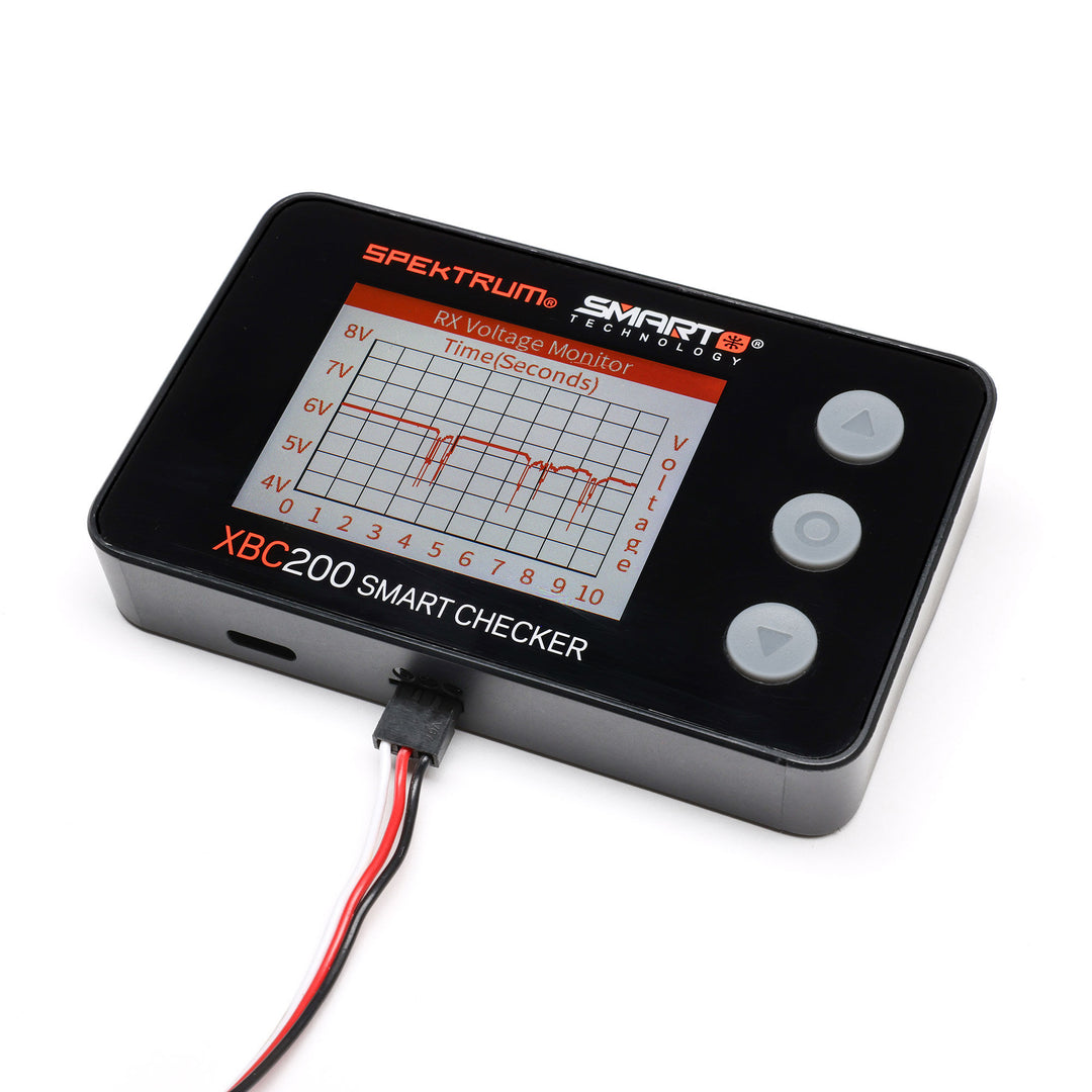 Spektrum XBC200 Smart Battery Checker &amp; Servo Tester SPMXBC200