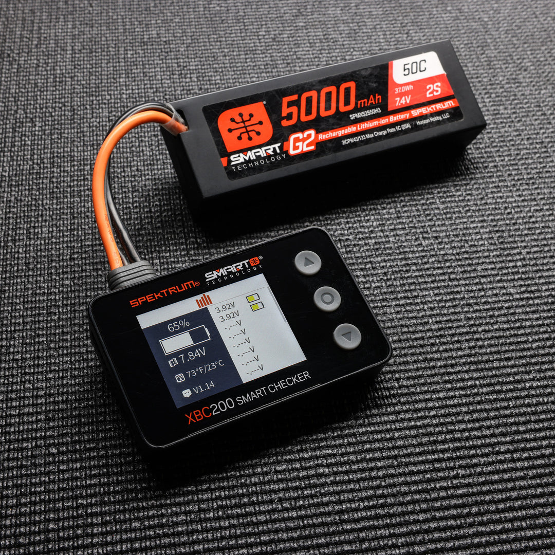 Spektrum XBC200 Smart Battery Checker &amp; Servo Tester SPMXBC200
