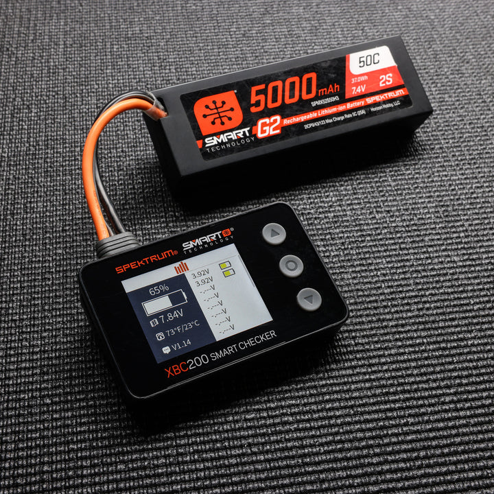 Spektrum XBC200 Smart Battery Checker &amp; Servo Tester SPMXBC200