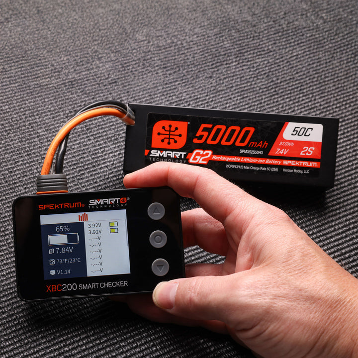 Spektrum XBC200 Smart Battery Checker &amp; Servo Tester SPMXBC200