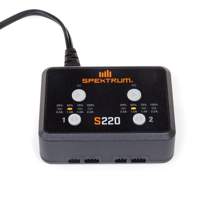 Spektrum S220 AC 2x20W Balance Charger SPMXC0220