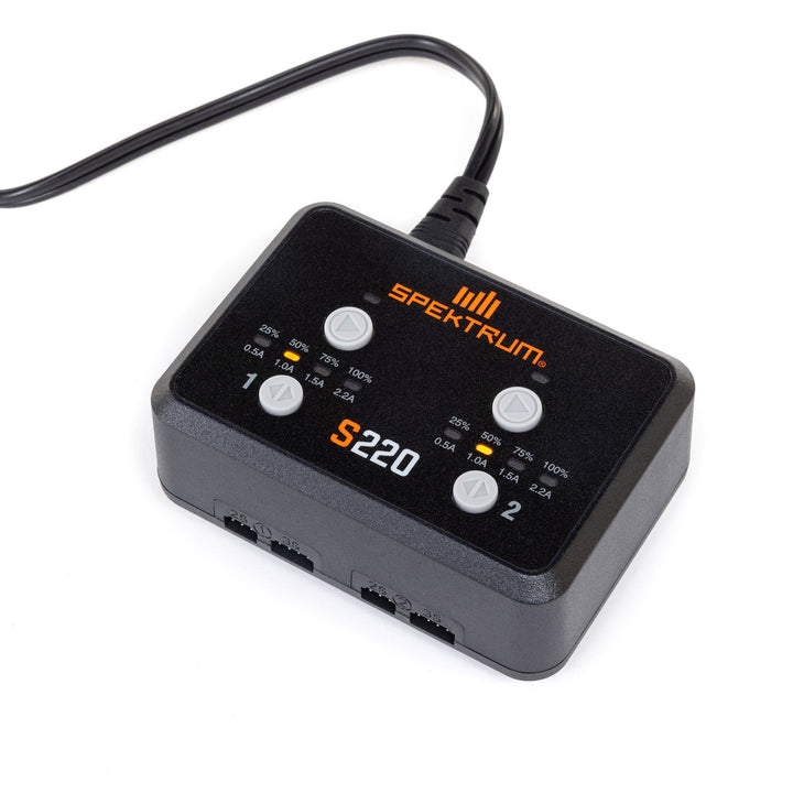 Spektrum S220 AC 2x20W Balance Charger SPMXC0220