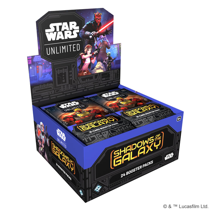 Star Wars: Unlimited - Shadows of the Galaxy: Booster Box Display