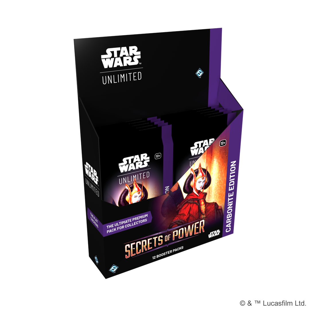 Star Wars: Unlimited - Secrets of Power: Carbonite Booster Display
