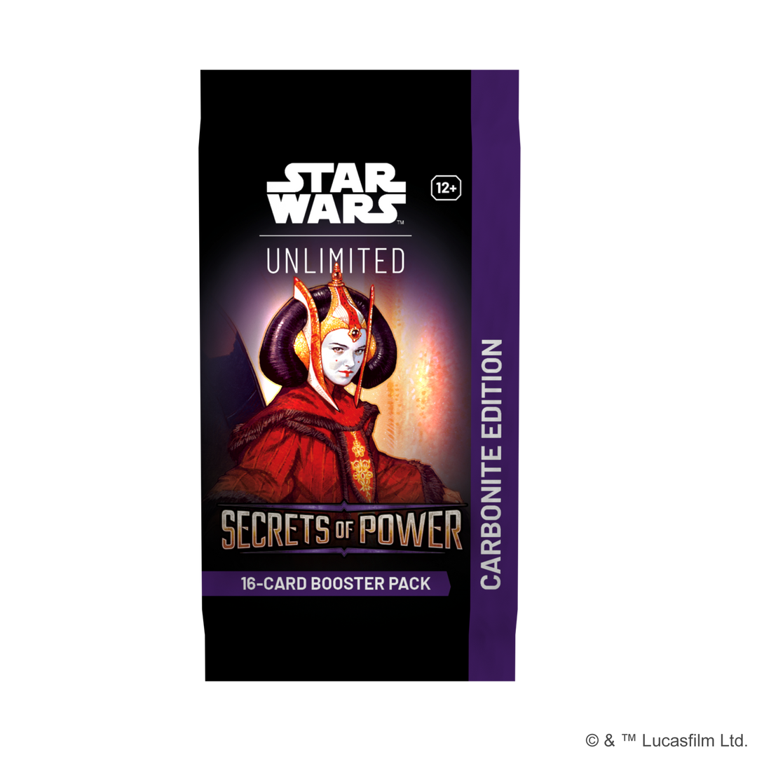 Star Wars: Unlimited - Secrets of Power: Carbonite Booster Display