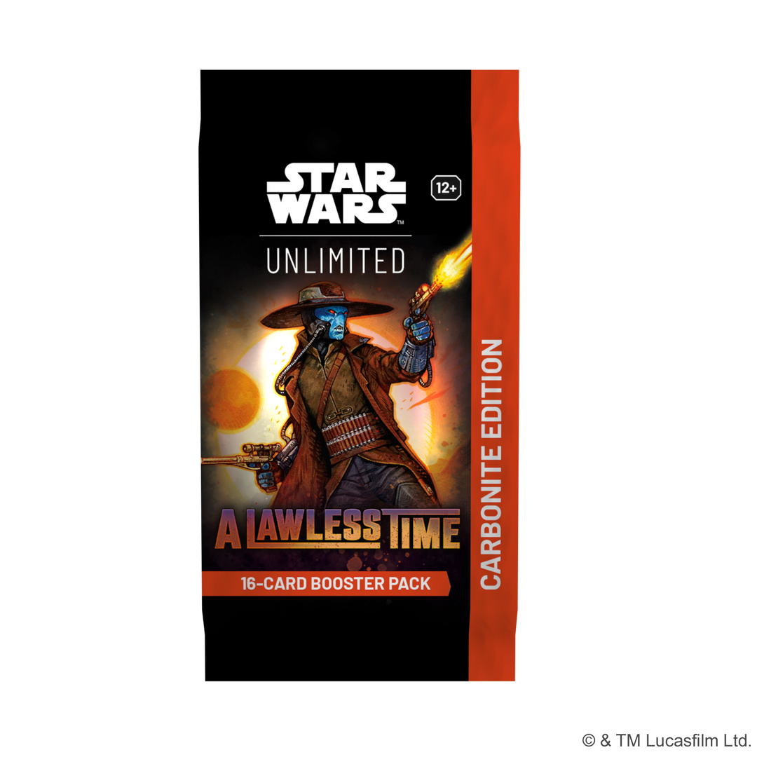 Star Wars: Unlimited - A Lawless Time: Carbonite Booster Display