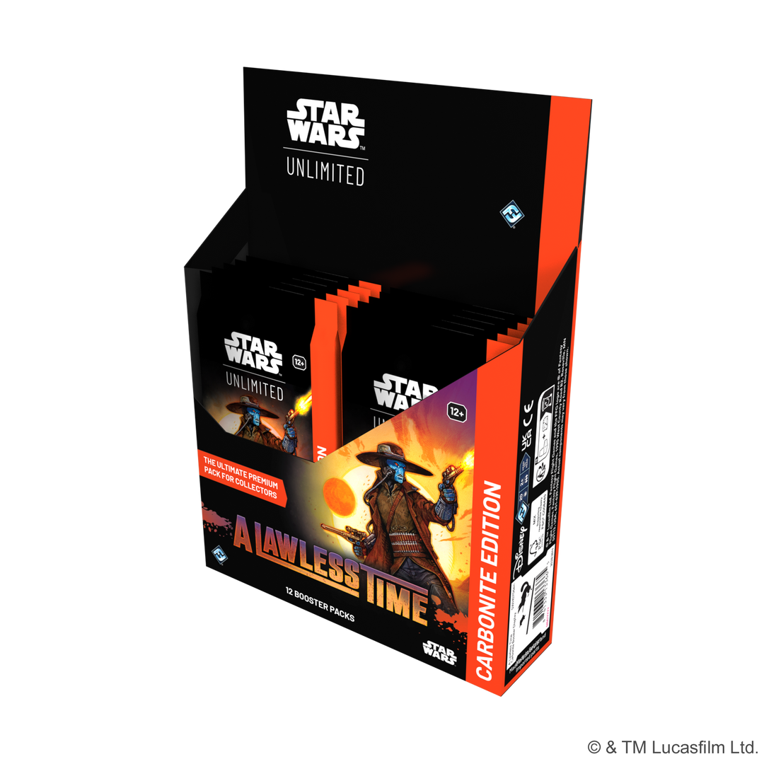 Star Wars: Unlimited - A Lawless Time: Carbonite Booster Display
