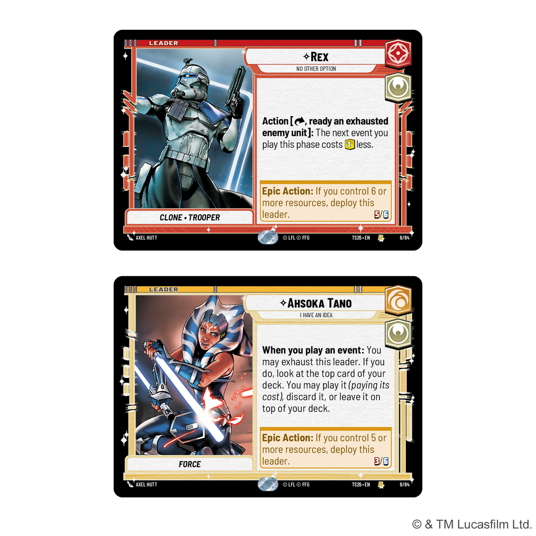 Star Wars: Unlimited - Against the Odds: Ahsoka Tano &amp; Rex Twin Suns Deck