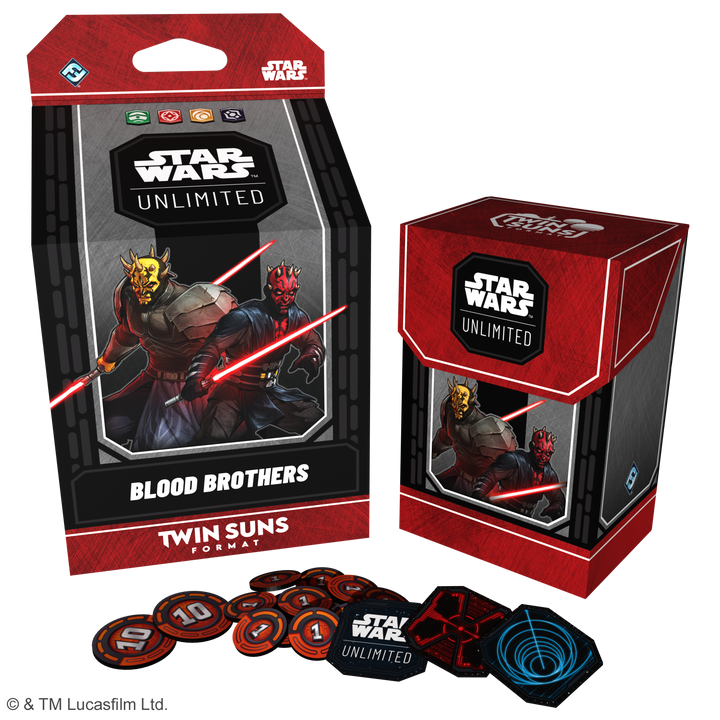 Star Wars: Unlimited - Blood Brothers: Maul &amp; Savage Opress Twin Suns Deck