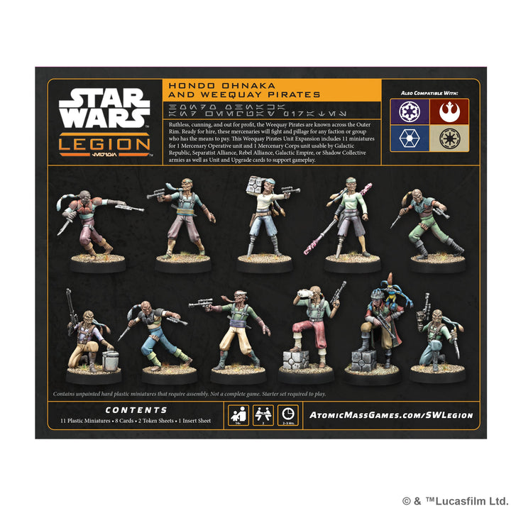 Star Wars: Legion - Hondo Ohnaka &amp; Weequay Pirates (SWQ45)